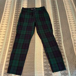 Pixie high rise watch plaid pants